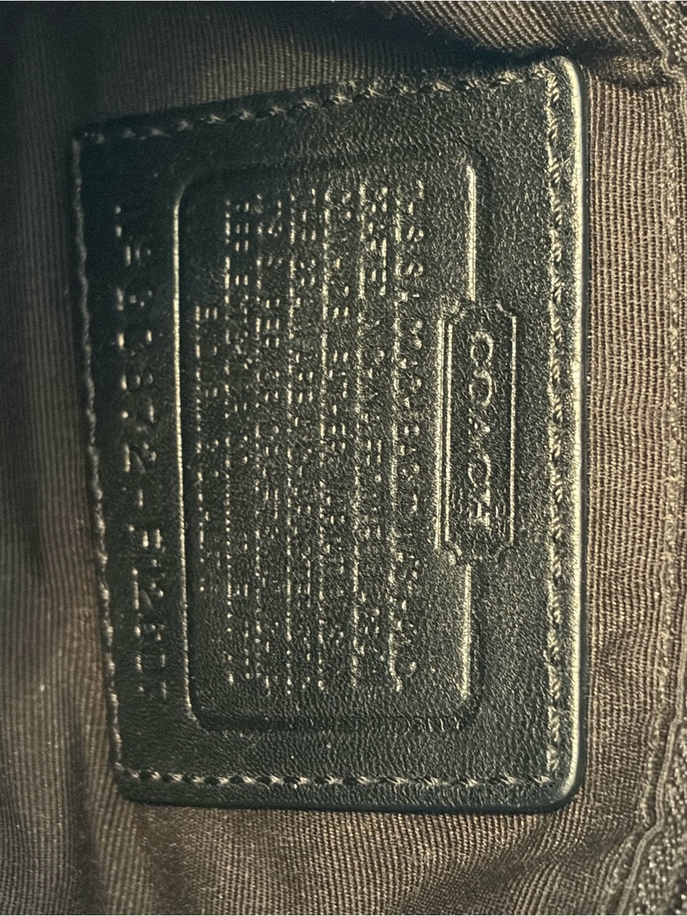 Coach Black Leather Shoulder Tote with Buckle Straps - Picture 9 of 9